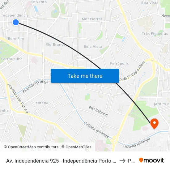 Av. Independência 925 - Independência Porto Alegre - Rs 90035-072 Brasil to Pucrs map