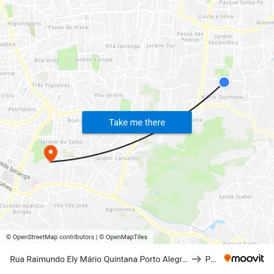 Rua Raimundo Ely Mário Quintana Porto Alegre - Rs 91260-706 Brasil to Pucrs map