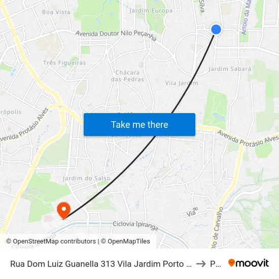 Rua Dom Luiz Guanella 313 Vila Jardim Porto Alegre - Rs 91320-190 Brasil to Pucrs map