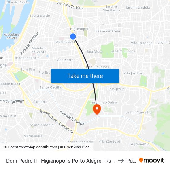 Dom Pedro II - Higienópolis Porto Alegre - Rs 90830-470 Brasil to Pucrs map