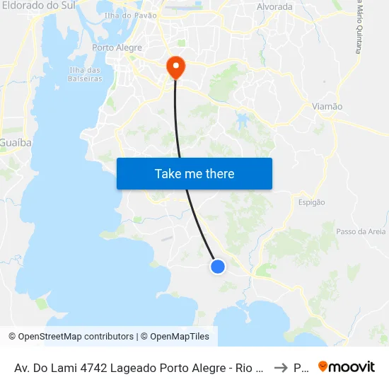Av. Do Lami 4742 Lageado Porto Alegre - Rio Grande Do Sul 91782-701 Brasil to Pucrs map