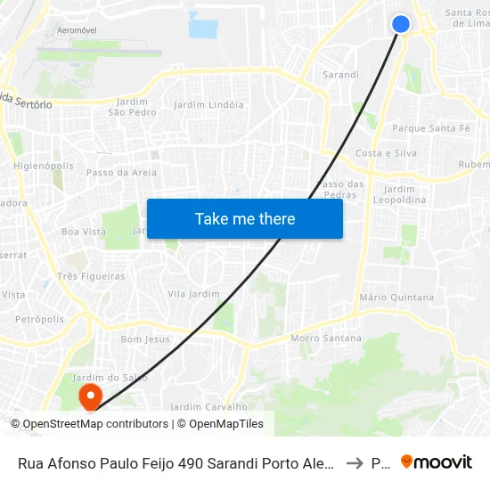 Rua Afonso Paulo Feijo 490 Sarandi Porto Alegre - Rio Grande Do Sul 91140 Brasil to Pucrs map