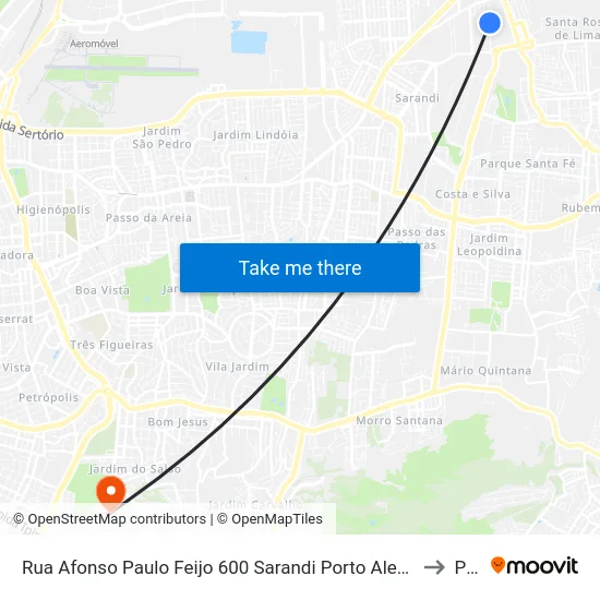 Rua Afonso Paulo Feijo 600 Sarandi Porto Alegre - Rio Grande Do Sul 90009 Brasil to Pucrs map