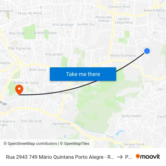 Rua 2943 749 Mário Quintana Porto Alegre - Rio Grande Do Sul 91250 Brasil to Pucrs map