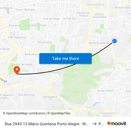 Rua 2943 13 Mário Quintana Porto Alegre - Rio Grande Do Sul 91250 Brasil to Pucrs map