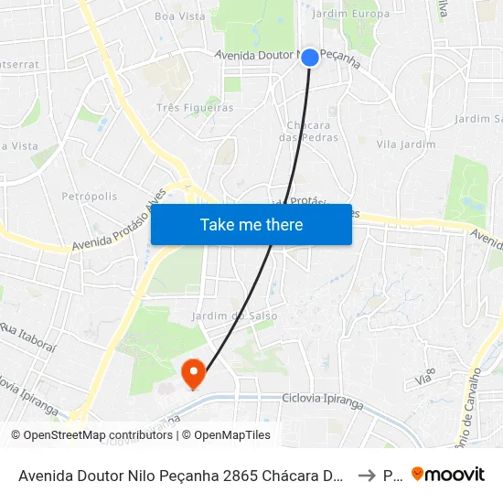 Avenida Doutor Nilo Peçanha 2865 Chácara Das Pedras Porto Alegre - Rs 91330-001 Brasil to Pucrs map
