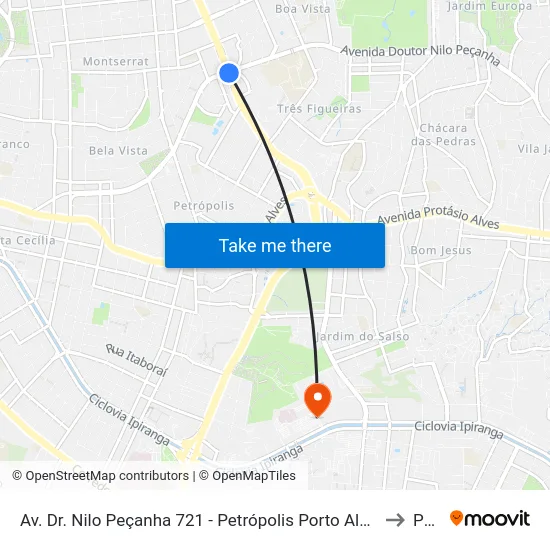 Av. Dr. Nilo Peçanha 721 - Petrópolis Porto Alegre - Rs 90470-001 Brasil to Pucrs map