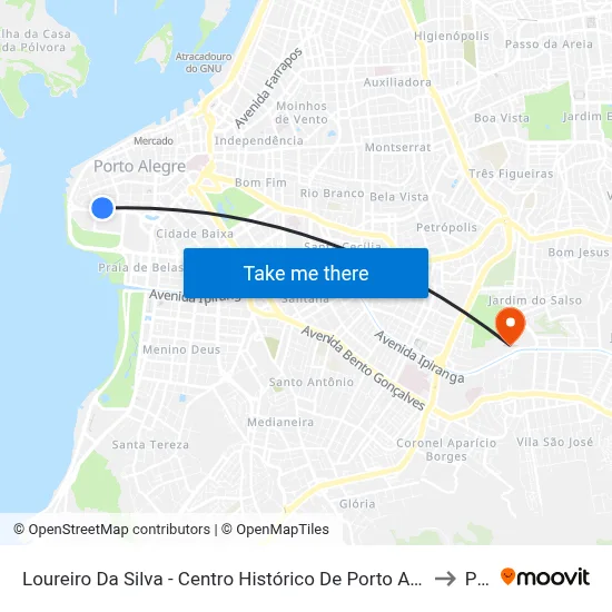 Loureiro Da Silva - Centro Histórico De Porto Alegre Porto Alegre - Rs 90050-240 Brasil to Pucrs map