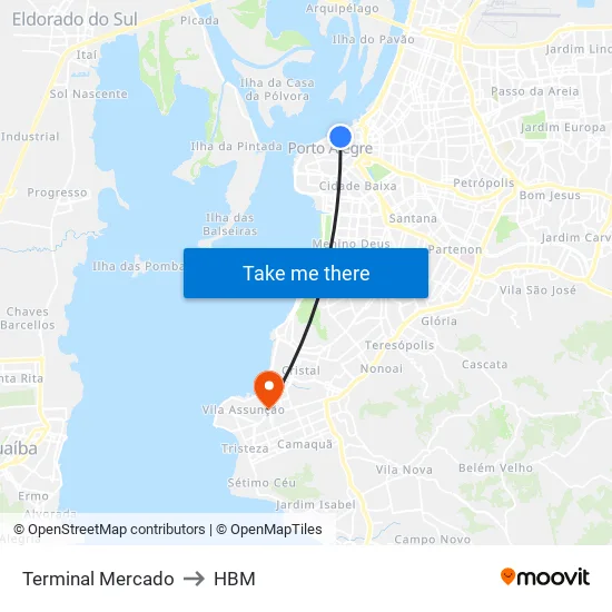Terminal Mercado to HBM map