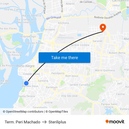 Term. Peri Machado to Steriliplus map