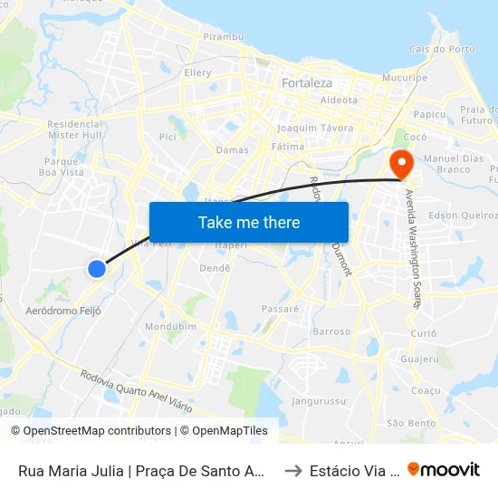Rua Maria Julia | Praça De Santo Amaro - Bom Jardim to Estácio Via Corpvs map