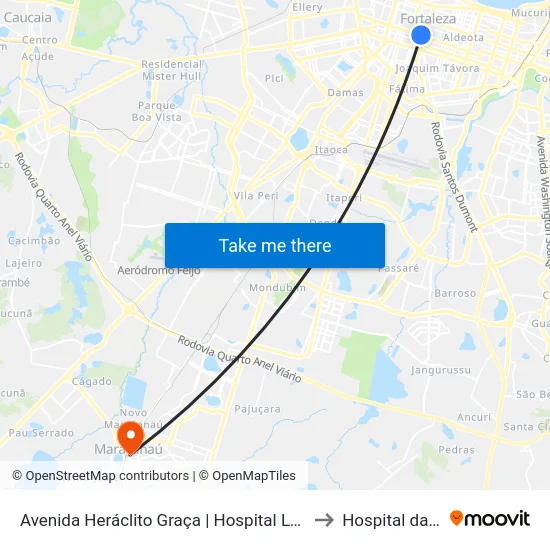 Avenida Heráclito Graça | Hospital Luís França - Centro to Hospital da Mulher map