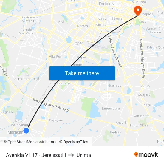 Avenida Vi, 17 - Jereissati I to Uninta map