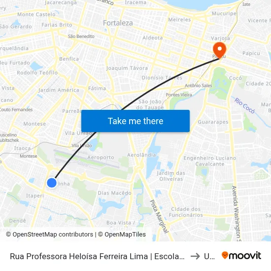 Rua Professora Heloísa Ferreira Lima | Escola Jáder Moreira De Carvalho - Serrinha to Uninta map