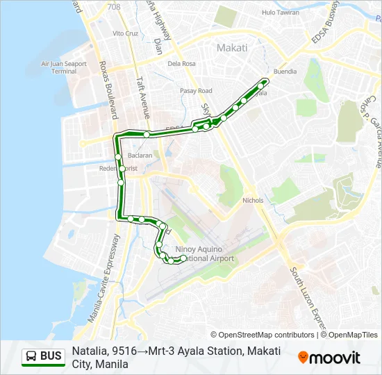 BUS Line Map
