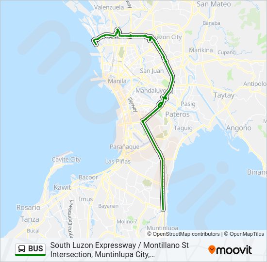 BUS Line Map