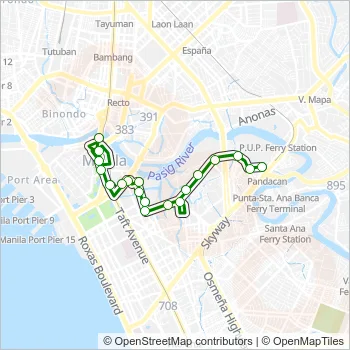 BUS Line Map