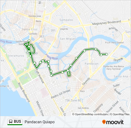 BUS Line Map