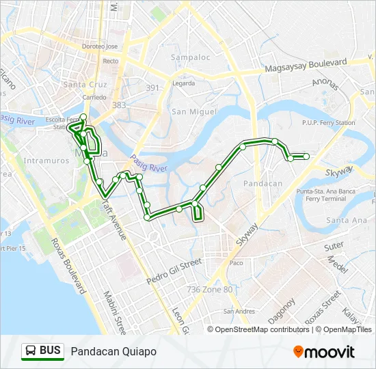 BUS Line Map