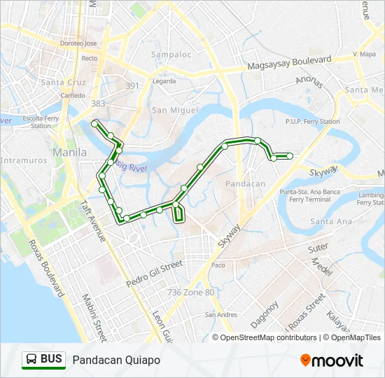 BUS Line Map