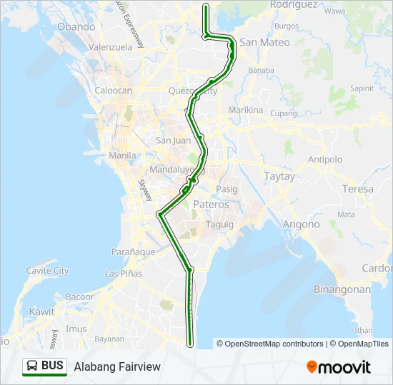 BUS Line Map