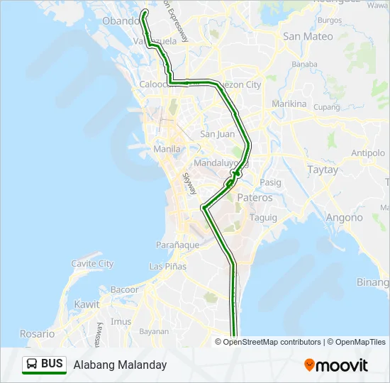 BUS Line Map
