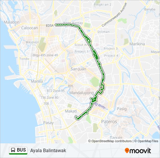 BUS Line Map