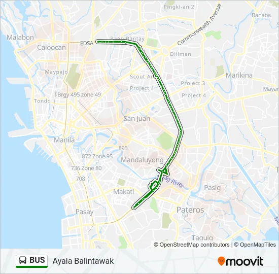 BUS Line Map