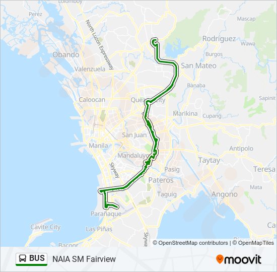 BUS Line Map