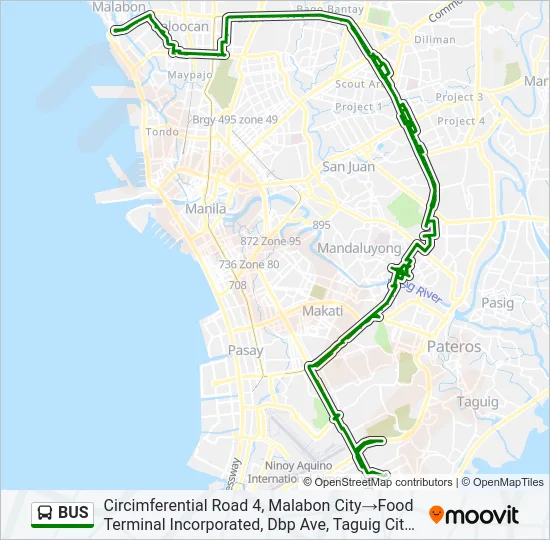 BUS Line Map