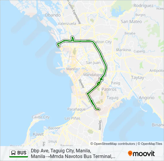 BUS Line Map
