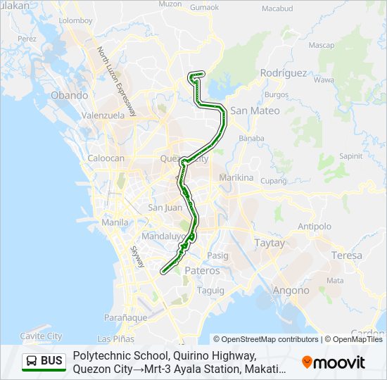 BUS Line Map