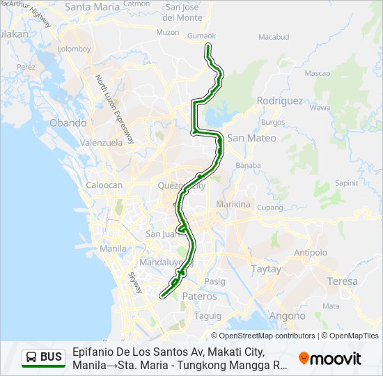 BUS Line Map