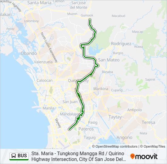 BUS Line Map