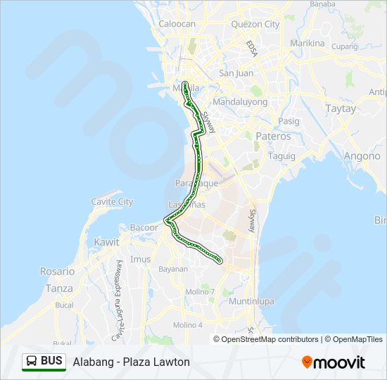 BUS Line Map
