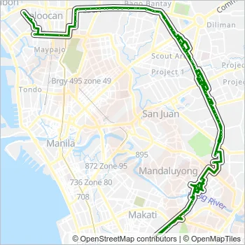 BUS Line Map