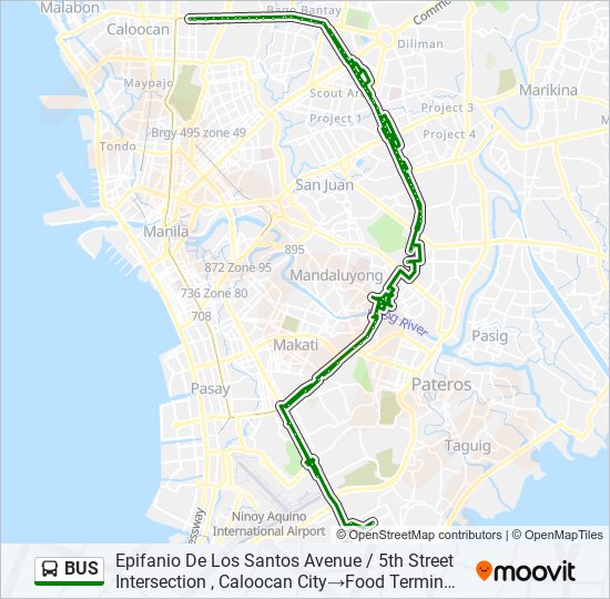 BUS Line Map