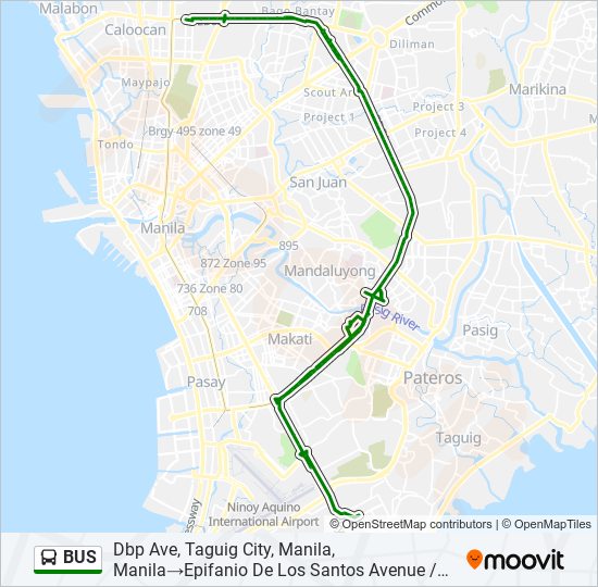 BUS Line Map