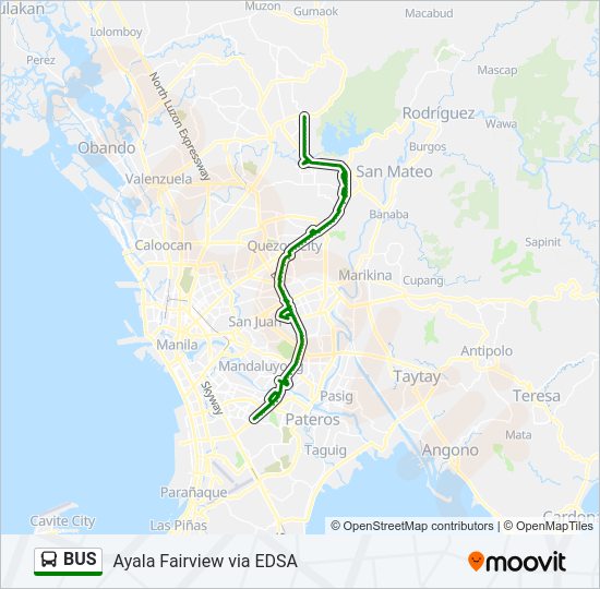 BUS Line Map