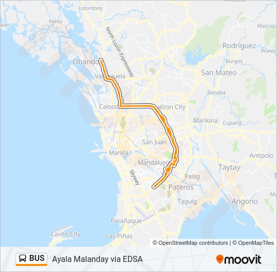 BUS Line Map