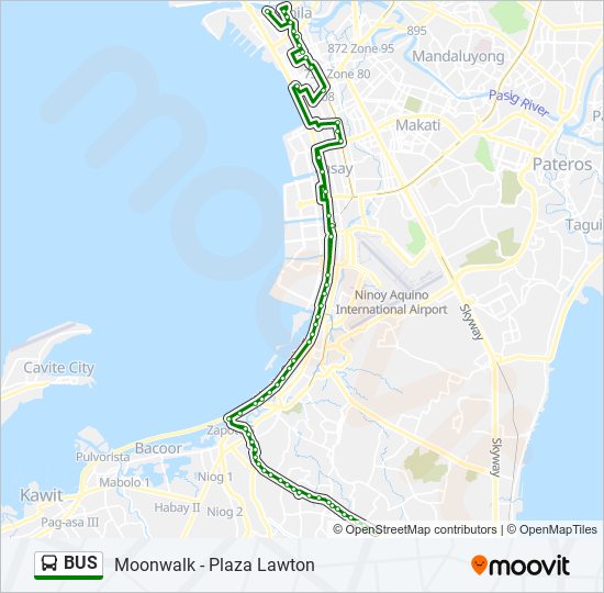 Zapote Las Pinas Map Bus Route: Schedules, Stops & Maps - Alabang-Zapote Road, Las Piñas City,  Manila‎→Andres Soriano Jr Ave / Muralla Intersection, Manila (Updated)