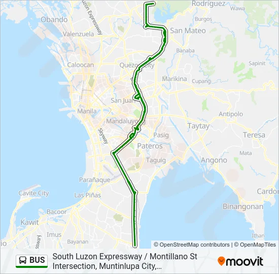 BUS Line Map
