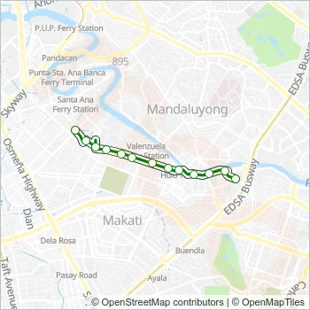 BUS Line Map