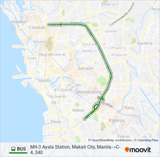 bus Route Schedules, Stops & Maps Mrt3 Ayala Station, Makati City