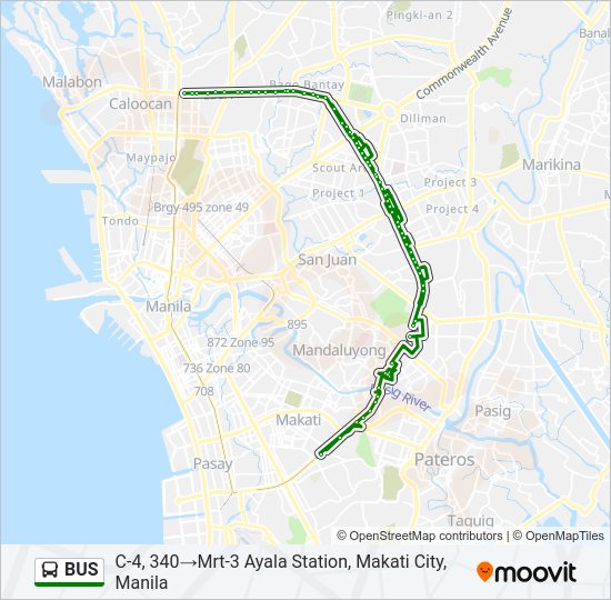 BUS Line Map