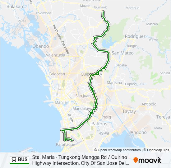 BUS Line Map