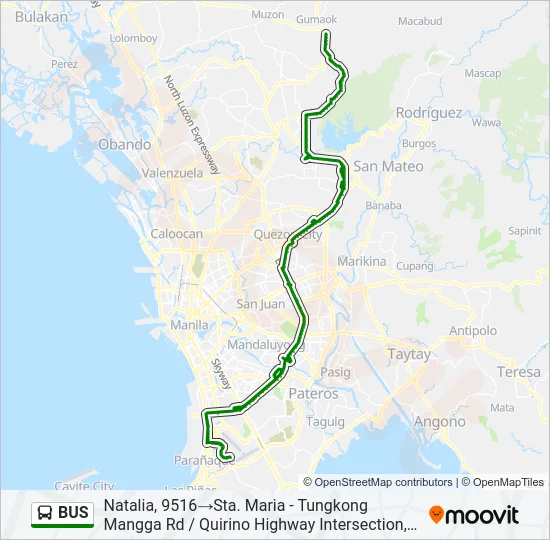 BUS Line Map