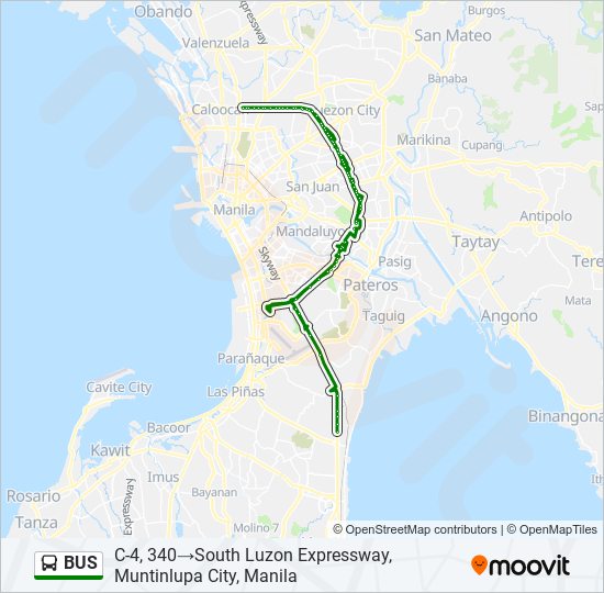 BUS Line Map