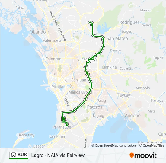 BUS Line Map