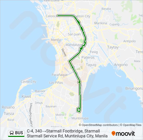 BUS Line Map